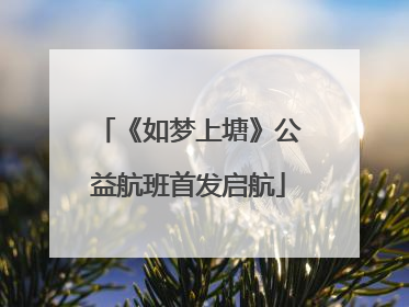 《如梦上塘》公益航班首发启航