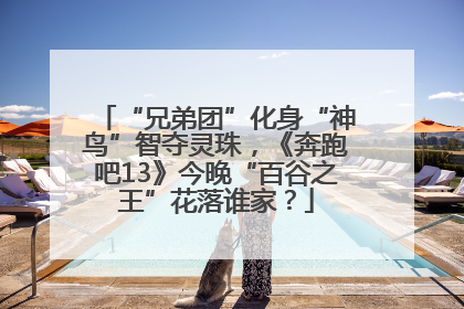“兄弟团”化身“神鸟”智夺灵珠，《奔跑吧13》今晚“百谷之王”花落谁家？
