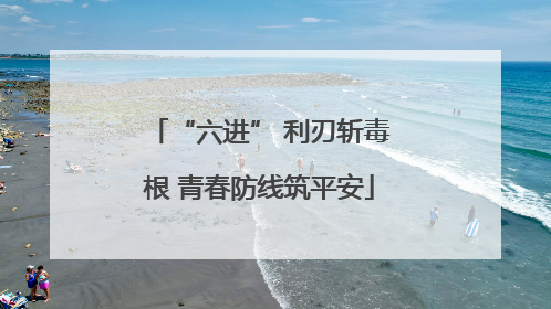 “六进” 利刃斩毒根 青春防线筑平安