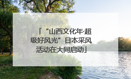“山西文化年·超级好风光”日本采风活动在大同启动