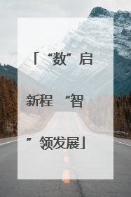 “数”启新程 “智”领发展