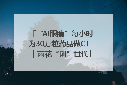 “AI眼睛”每小时为30万粒药品做CT｜雨花“创”世代