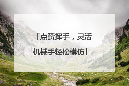 点赞挥手，灵活机械手轻松模仿