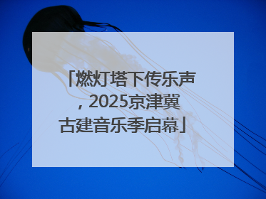 燃灯塔下传乐声，2025京津冀古建音乐季启幕