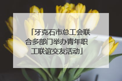 牙克石市总工会联合多部门举办青年职工联谊交友活动