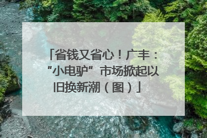 省钱又省心！广丰：“小电驴”市场掀起以旧换新潮（图）