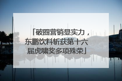 破圈营销显实力，东鹏饮料斩获第十六届虎啸奖多项殊荣