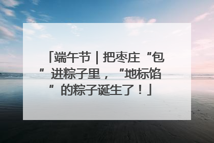 端午节｜把枣庄“包”进粽子里，“地标馅”的粽子诞生了！