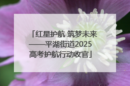红星护航 筑梦未来——平湖街道2025高考护航行动收官