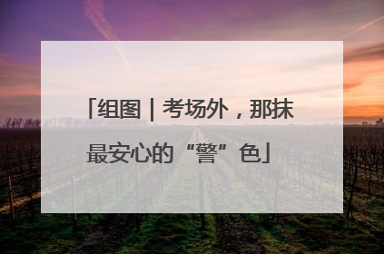 组图｜考场外，那抹最安心的“警”色