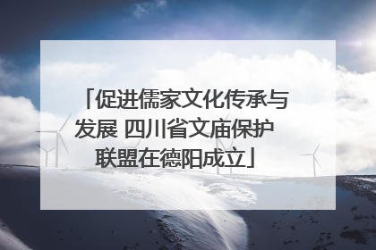 促进儒家文化传承与发展 四川省文庙保护联盟在德阳成立