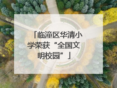 临潼区华清小学荣获“全国文明校园”