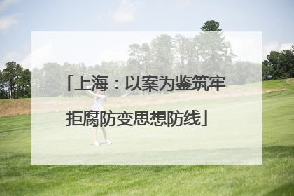 上海：以案为鉴筑牢拒腐防变思想防线