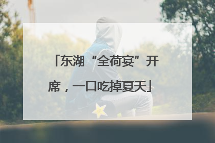 东湖“全荷宴”开席，一口吃掉夏天