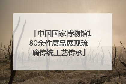 中国国家博物馆180余件展品展现琉璃传统工艺传承