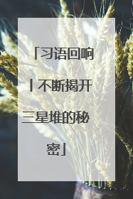 习语回响丨不断揭开三星堆的秘密