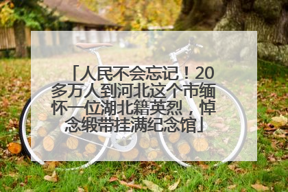人民不会忘记！20多万人到河北这个市缅怀一位湖北籍英烈，悼念缎带挂满纪念馆