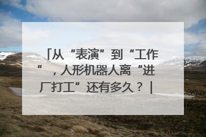从“表演”到“工作”，人形机器人离“进厂打工”还有多久？｜机器人商业新纪元