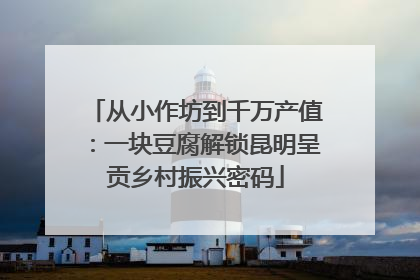 从小作坊到千万产值：一块豆腐解锁昆明呈贡乡村振兴密码