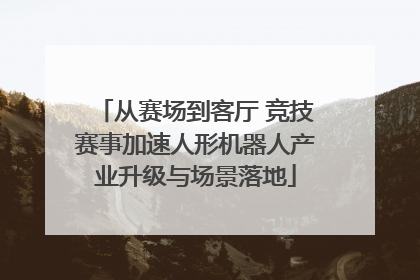从赛场到客厅 竞技赛事加速人形机器人产业升级与场景落地
