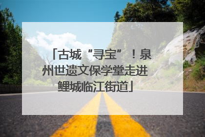 古城“寻宝”！泉州世遗文保学堂走进鲤城临江街道