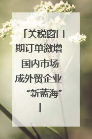 关税窗口期订单激增 国内市场成外贸企业“新蓝海”