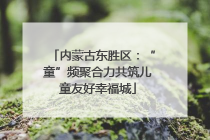 内蒙古东胜区：“童”频聚合力共筑儿童友好幸福城