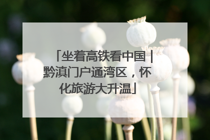 坐着高铁看中国｜黔滇门户通湾区，怀化旅游大升温