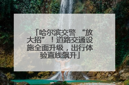 哈尔滨交警 “放大招”！道路交通设施全面升级，出行体验直线飙升