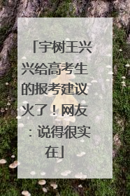 宇树王兴兴给高考生的报考建议火了！网友：说得很实在