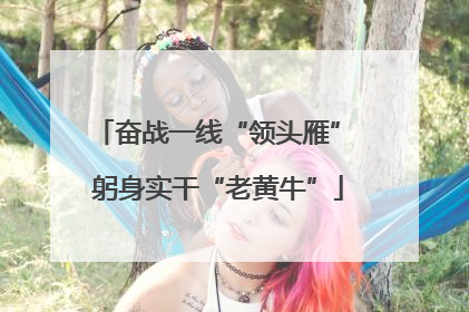 奋战一线“领头雁” 躬身实干“老黄牛”