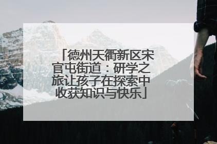 德州天衢新区宋官屯街道：研学之旅让孩子在探索中收获知识与快乐