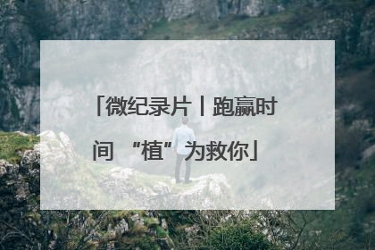 微纪录片丨跑赢时间 “植”为救你