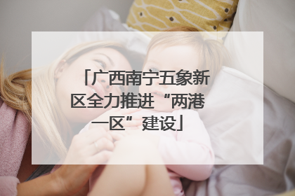 广西南宁五象新区全力推进“两港一区”建设