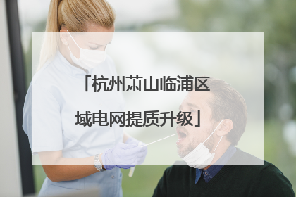 杭州萧山临浦区域电网提质升级