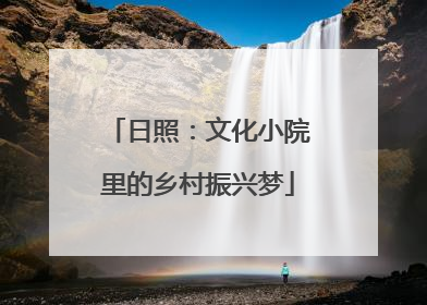 日照：文化小院里的乡村振兴梦