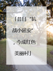 昔日“抗战小延安”，今成红色美丽村