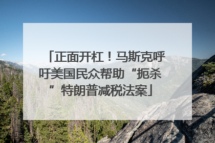 正面开杠！马斯克呼吁美国民众帮助“扼杀”特朗普减税法案