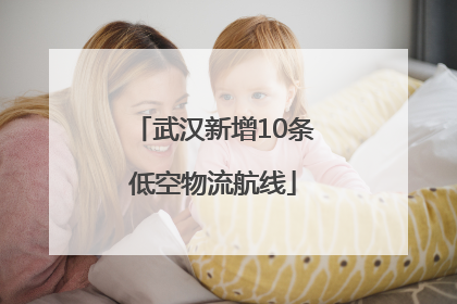 武汉新增10条低空物流航线