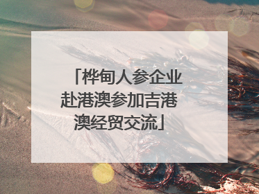 桦甸人参企业赴港澳参加吉港澳经贸交流