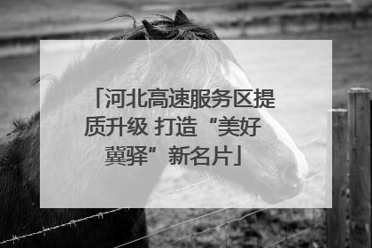 河北高速服务区提质升级 打造“美好冀驿”新名片