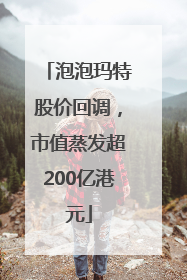 泡泡玛特股价回调，市值蒸发超200亿港元