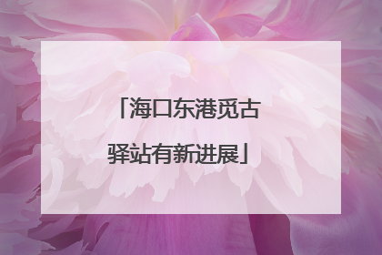 海口东港觅古驿站有新进展