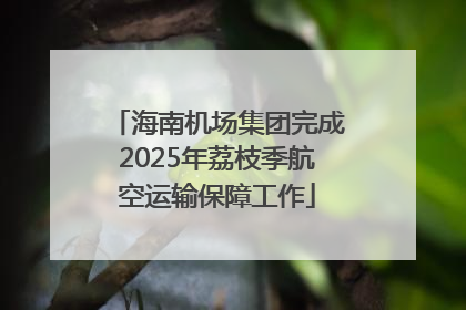 海南机场集团完成2025年荔枝季航空运输保障工作