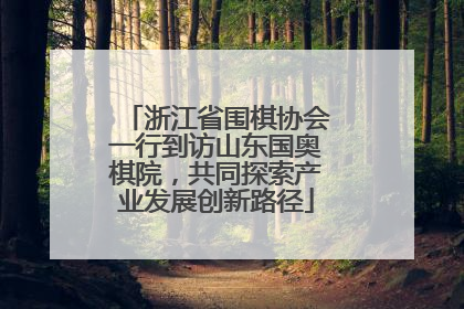 浙江省围棋协会一行到访山东国奥棋院，共同探索产业发展创新路径