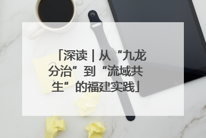 深读｜从“九龙分治”到“流域共生”的福建实践