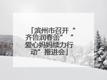 滨州市召开“齐鲁润春蕾”“爱心妈妈续力行动”推进会