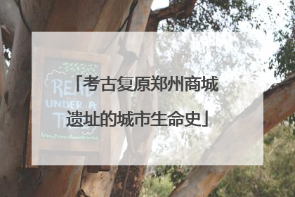 考古复原郑州商城遗址的城市生命史