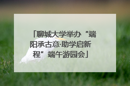 聊城大学举办“端阳承古意·助学启新程”端午游园会