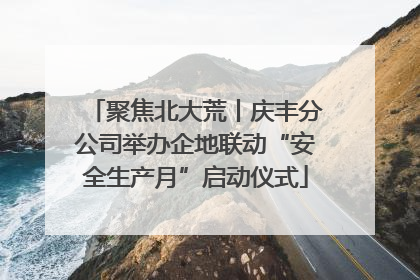 聚焦北大荒丨庆丰分公司举办企地联动“安全生产月”启动仪式